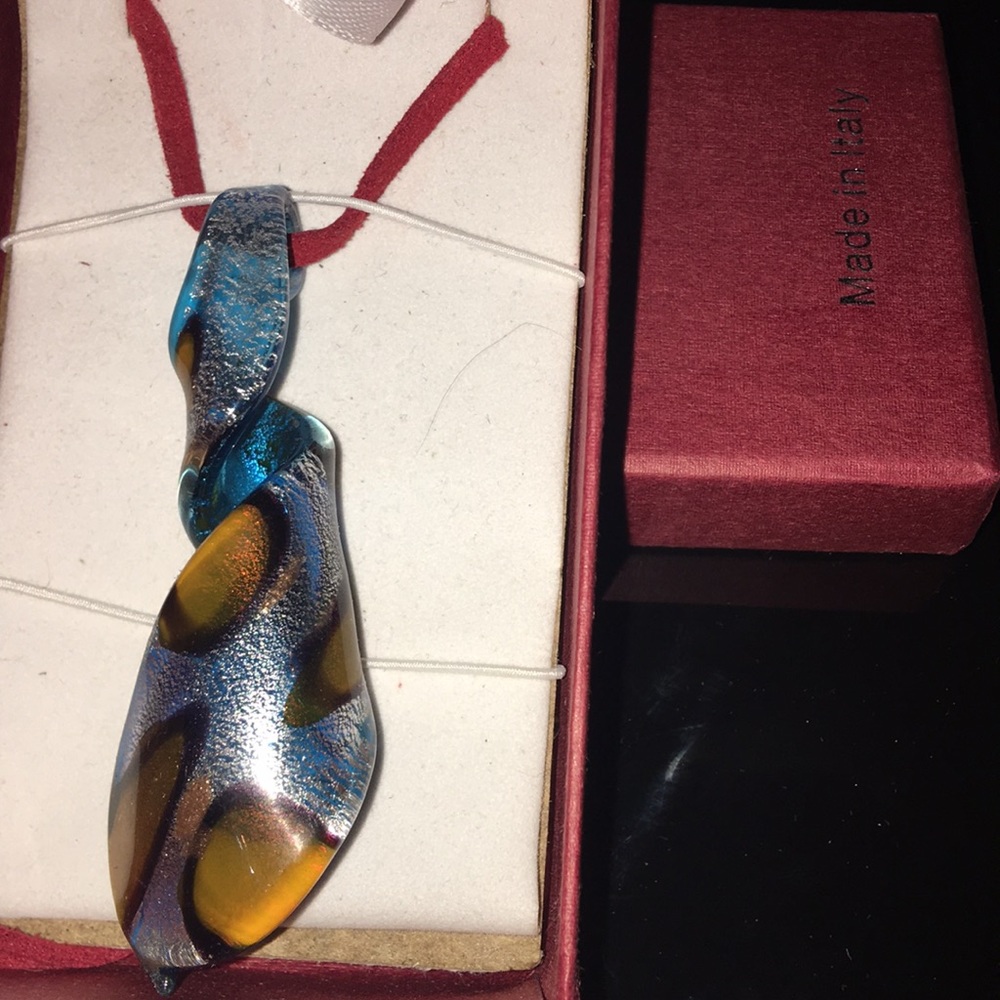 Italian Dichroic glass pendant